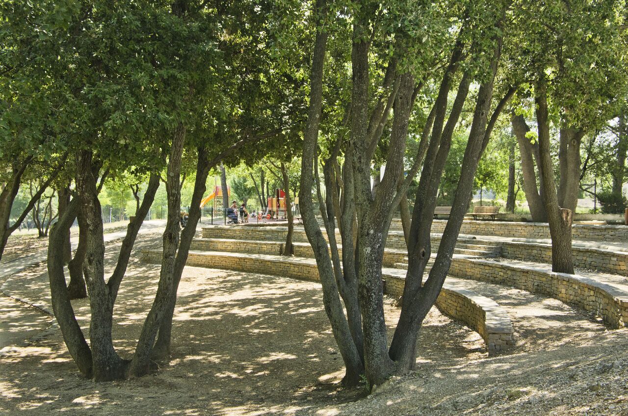 A l'ombre des arbres de l'espace du Devois